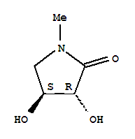 (3R,4S)-3,4-二羟基-1-甲基-2-吡咯烷酮结构式_364752-95-4结构式