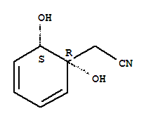 [(1R,6S)-1,6-二羟基-2,4-环己二烯-1-基]乙腈结构式_365458-95-3结构式