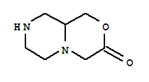 六氢吡嗪并[2,1-c][1,4]恶嗪-3(4H)-酮结构式_365532-08-7结构式