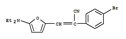 4-溴--alpha--[[5-(二乙基氨基)-2-呋喃]亚甲基]-苯乙腈结构式_367469-74-7结构式