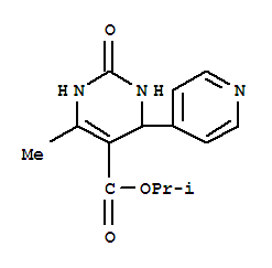 (9Ci)-1,2,3,4-四氢-6-甲基-2-氧代-4-(4-吡啶)-5-嘧啶羧酸-1-甲基乙酯结构式_367908-23-4结构式
