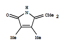 (9ci)-1,5-二氢-3,4-二甲基-5-(1-甲基亚乙基)-2H-吡咯-2-酮结构式_37012-27-4结构式