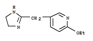 (9ci)-5-[(4,5-二氢-1H-咪唑-2-基)甲基]-2-乙氧基-吡啶结构式_371122-64-4结构式