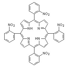 5,10,15,20-四(2-硝基苯)卟啉结构式_37116-82-8结构式