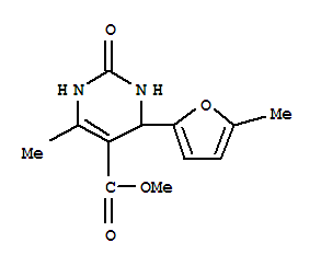 (9Ci)-1,2,3,4-四氢-6-甲基-4-(5-甲基-2-呋喃)-2-氧代-5-嘧啶羧酸甲酯结构式_380639-22-5结构式