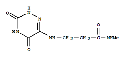 (9CI)-N-甲基-3-[(2,3,4,5-四氢-3,5-二氧代-1,2,4-噻嗪-6-基)氨基]-丙酰胺结构式_380656-30-4结构式