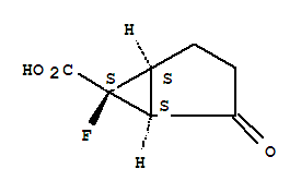 6-Fluoro-2-oxobicyclo[3.1.0]hexane-6-carboxylic acid Structure,385368-06-9Structure