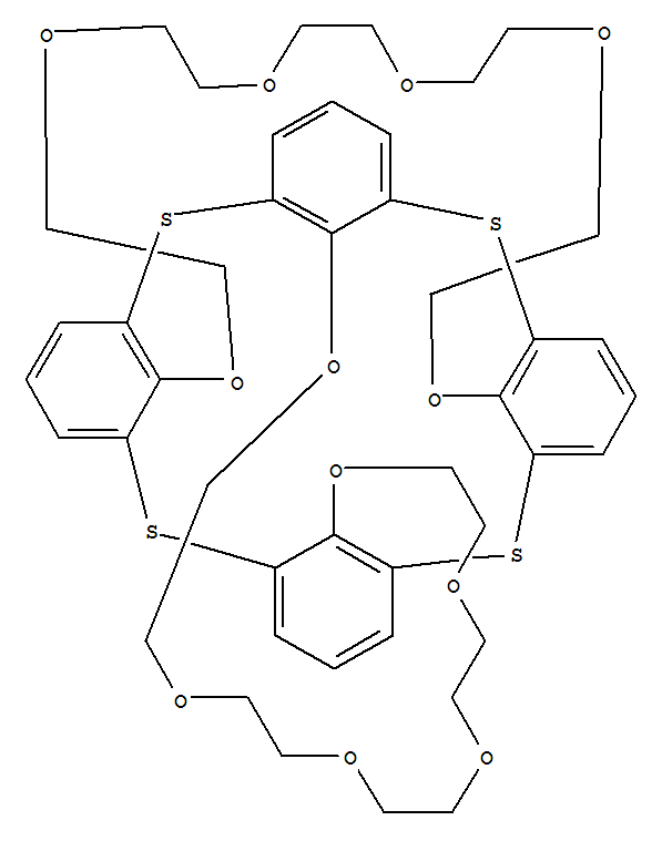 硫杂杯[4]-双(冠-6)结构式_388569-88-8结构式