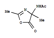 (9ci)-n-(4,5-二氢-2,4-二甲基-5-氧代-4-噁唑)-乙酰胺结构式_393128-09-1结构式