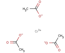 Chromium(iii) acetate hydroxide Structure,39430-51-8Structure