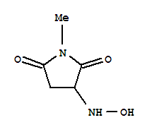 3-(Hydroxyamino)-1-methyl-2,5-pyrrolidinedione Structure,399044-16-7Structure