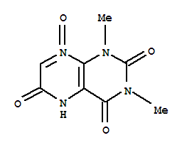  1,5-二氢-1,3-二甲基-, 8-氧化物2,4,6(3H)-蝶啶三酮结构式_411237-07-5结构式