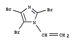 2,4,5-三溴-1-乙烯基咪唑结构式_41205-31-6结构式