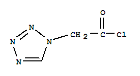 1H-四唑-1-乙酰氯结构式_41223-92-1结构式