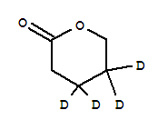O-valerolactone-3,3,4,4-d4 Structure,42932-61-6Structure