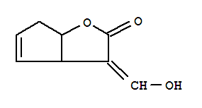 (9ci)-3,3a,6,6a-四氢-3-(羟基亚甲基)-2H-环戊并[b]呋喃-2-酮结构式_434313-66-3结构式
