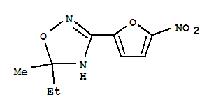 (9ci)-5-乙基-2,5-二氢-5-甲基-3-(5-硝基-2-呋喃)-1,2,4-噁二唑结构式_438622-37-8结构式