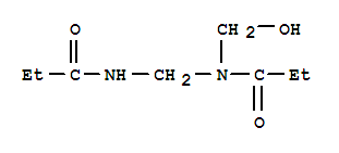 N-(羟基甲基)-N-[[(1-氧代丙基)氨基]甲基]-丙酰胺结构式_439940-80-4结构式