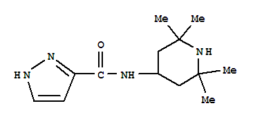 (9ci)-n-(2,2,6,6-四甲基-4-哌啶基)-1H-吡唑-3-羧酰胺结构式_442659-34-9结构式
