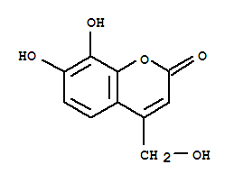 (9ci)-7,8-二羟基-4-(羟基甲基)-2H-1-苯并吡喃-2-酮结构式_443650-48-4结构式