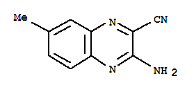 (9ci)-3-氨基-7-甲基-2-喹噁啉甲腈结构式_444807-95-8结构式