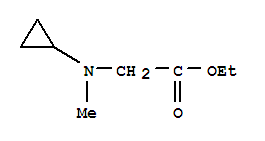Glycine, n-cyclopropyl-n-methyl-, ethyl ester (9ci) Structure,447423-35-0Structure