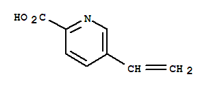 5-乙烯基甲酸吡啶结构式_45946-64-3结构式