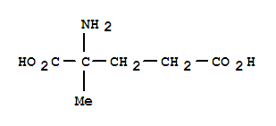 2-甲基谷氨酸结构式_470-51-9结构式