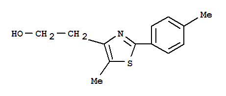 2-[5-Methyl-2-(4-methylphenyl)-1,3-thiazol-4-yl]ethanol Structure,496062-20-5Structure
