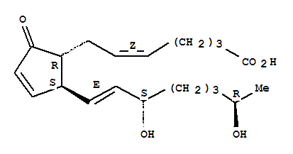 (5Z,13E,15S,19R)-15,19-二羟基-9-氧代-前列腺-5,10,13-三烯-1-酸结构式_52087-58-8结构式