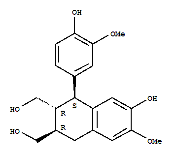 异落叶松脂素结构式_548-29-8结构式