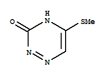 3-氧代-5-甲基硫代-2,3-二氢-1,2,4-三嗪结构式_57360-30-2结构式
