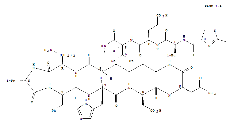 杆菌肽B1结构式_57762-79-5结构式