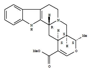 Akuammigine Structure,642-17-1Structure