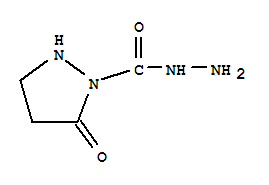 5-Oxo-1-pyrazolidinecarbohydrazide Structure,64341-42-0Structure