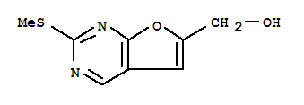 2-(Methylthio)-furo[2,3-d]Pyrimidine-6-methanol Structure,649558-78-1Structure
