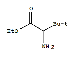 3-甲基缬氨酸乙酯结构式_69610-03-3结构式