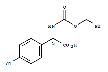 2-([(苄氧基)羰基]氨基)-2-(4-氯苯基)乙酸结构式_69902-04-1结构式