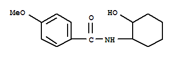 (9ci)-n-(2-羟基环己基)-4-甲氧基-苯甲酰胺结构式_710290-26-9结构式