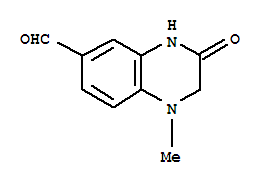6-Quinoxalinecarboxaldehyde,1,2,3,4-tetrahydro-1-methyl-3-oxo-(9ci) Structure,711024-26-9Structure