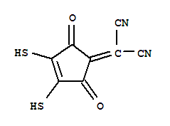 (9ci)-(3,4-二疏基-2,5-二氧代-3-环戊烯-1-基)-丙二腈结构式_714192-98-0结构式