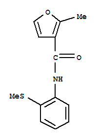 (9ci)-2-甲基-n-[2-(甲基硫代)苯基]-3-呋喃羧酰胺结构式_717854-49-4结构式