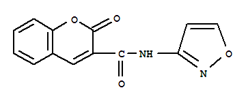 (9ci)-n-3-异噁唑基-2-氧代-2H-1-苯并吡喃-3-羧酰胺结构式_717856-52-5结构式