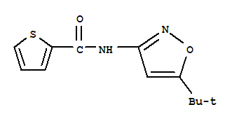 (9ci)-n-[5-(1,1-二甲基乙基)-3-异噁唑基]-2-噻吩羧酰胺结构式_717857-76-6结构式