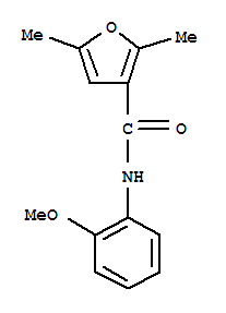 (9ci)-n-(2-甲氧基苯基)-2,5-二甲基-3-呋喃羧酰胺结构式_717873-66-0结构式