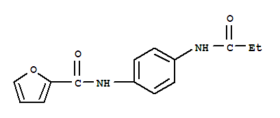 (9ci)-n-[4-[(1-氧代丙基)氨基]苯基]-2-呋喃羧酰胺结构式_723250-77-9结构式