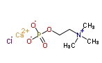 胆碱磷酸氯化钙四水结构式_72556-74-2结构式