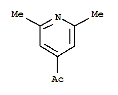 (9ci)-1-(2,6-二甲基-4-吡啶)-乙酮结构式_72693-15-3结构式