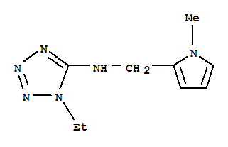(9ci)-1-乙基-n-[(1-甲基-1H-吡咯-2-基)甲基]-1H-四唑-5-胺结构式_728030-56-6结构式