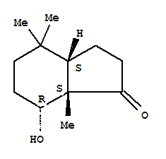 (3ar,7s,7ar)-rel-(9ci)-八氢-7-羟基-4,4,7a-三甲基-1H-茚-1-酮结构式_728944-71-6结构式